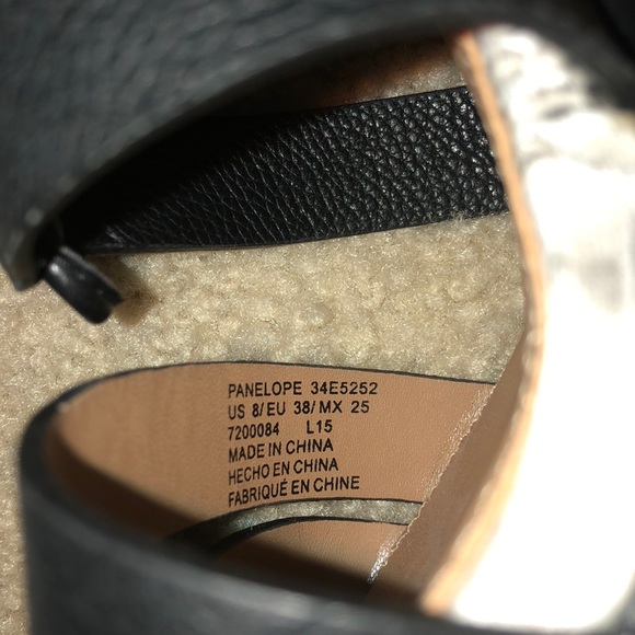 Calvin Klein Panelope Toscana Leather Sandals - Picture 7 of 8